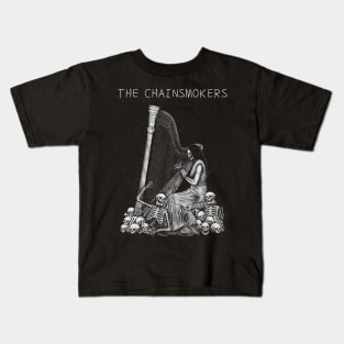 Family Skull Play Chainsmokers Kids T-Shirt